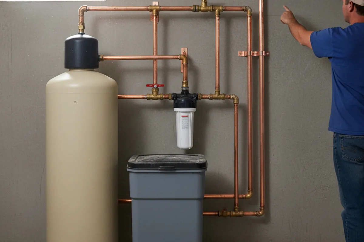 Whole-house water treatment system installed in Apex